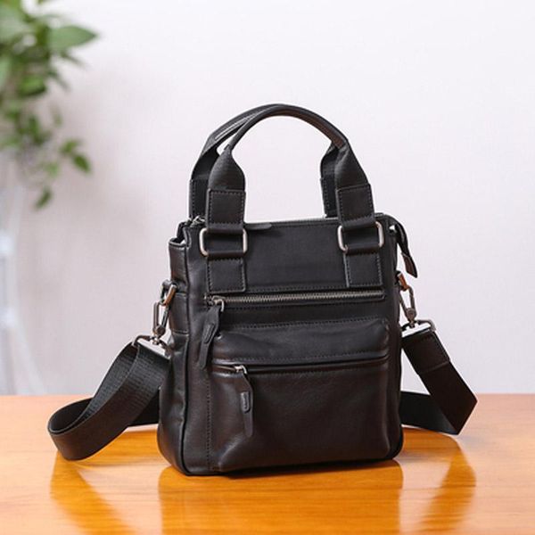 briefcases small handbag men's leather vertical business casual one-shoulder messenger bag first layer cowhide
briefcases small handbag men's leather vertical business casual one-shoulder messenger bag first layer cowhide