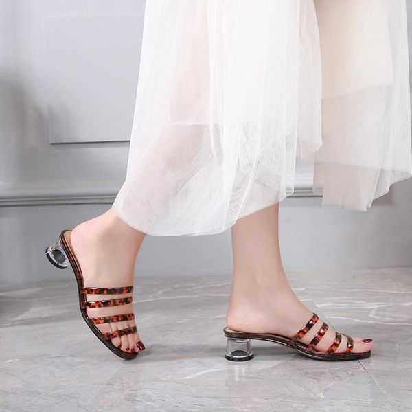 sandals woman 2021 summer leopard print open toe 4cm rubber sole heel shoes female fashion elegant platform footwear slippers, Black
sandals woman 2021 summer leopard print open toe 4cm rubber sole heel shoes female fashion elegant platform footwear slippers, Black