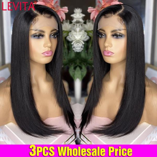 lace wigs 3pcs levita bone straight front wig in bulk brazilian human hair for women wholesale pre plucked closure, Black;brown
lace wigs 3pcs levita bone straight front wig in bulk brazilian human hair for women wholesale pre plucked closure, Black;brown