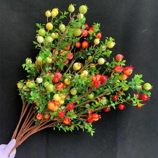 party decoration 11p fake foam pomegranate tree stems artificial christmas red berry branches for bridal bouquet wedding centerpieces
party decoration 11p fake foam pomegranate tree stems artificial christmas red berry branches for bridal bouquet wedding centerpieces