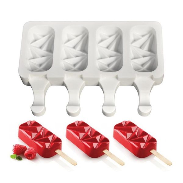 silicone popsicle mold ice cream mould with wooden sticks summer diy homemade cube tray block dessert maker tool baking moulds 
silicone popsicle mold ice cream mould with wooden sticks summer diy homemade cube tray block dessert maker tool baking moulds