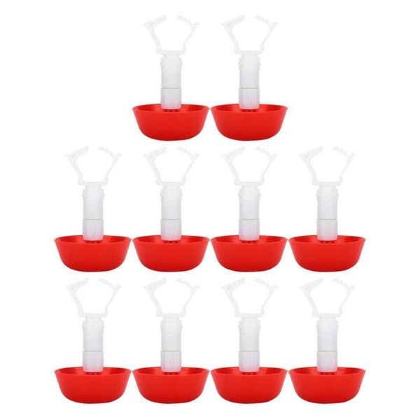 other bird supplies 10pcs poultry chicken drinker hanging cups chick automatic waterers drinking fountain for farm accessories
other bird supplies 10pcs poultry chicken drinker hanging cups chick automatic waterers drinking fountain for farm accessories