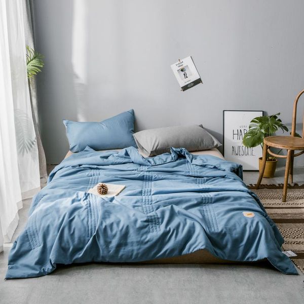 comforters & sets blue stripe quilted summer comforter grey air conditioner patchwork polyester green blanket 200*230 double bedding home te
comforters & sets blue stripe quilted summer comforter grey air conditioner patchwork polyester green blanket 200*230 double bedding home te