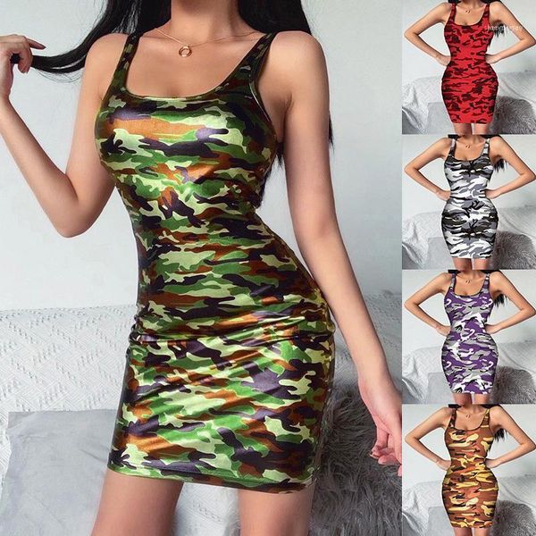 bodycon dress camouflage print vest women summer suspender sleeveless milkmaid mini dresses slim pack hips 20211, Black;gray
bodycon dress camouflage print vest women summer suspender sleeveless milkmaid mini dresses slim pack hips 20211, Black;gray