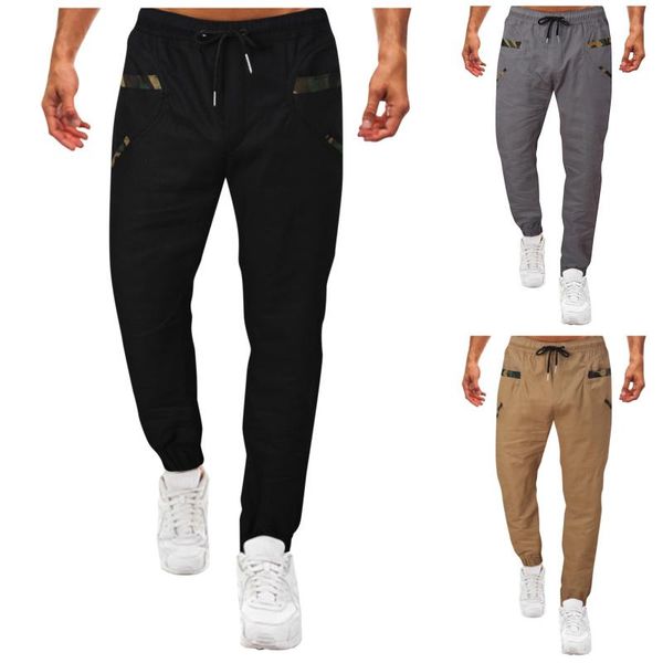 men's pants cargo multi pockets sweatpants soild color tactical cotton outwear straight casual trousers for men, Black
men's pants cargo multi pockets sweatpants soild color tactical cotton outwear straight casual trousers for men, Black
