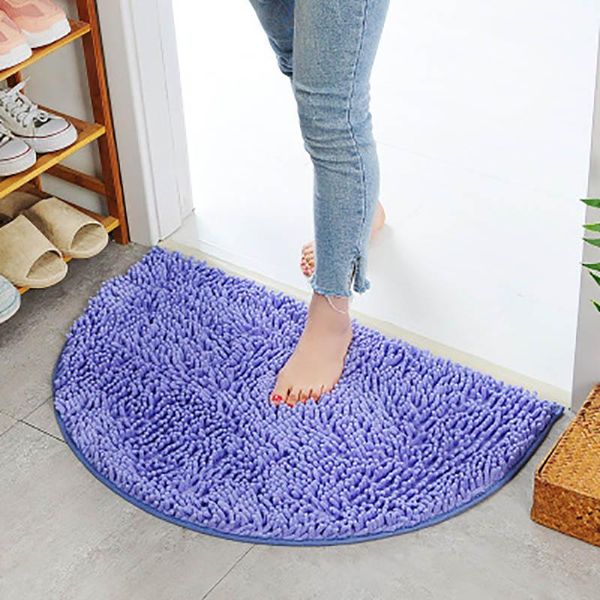 semicircle chenille toilet bath mat anti-slip super absorbent bathroom carpet kitchen floor mats for living room rug
semicircle chenille toilet bath mat anti-slip super absorbent bathroom carpet kitchen floor mats for living room rug
