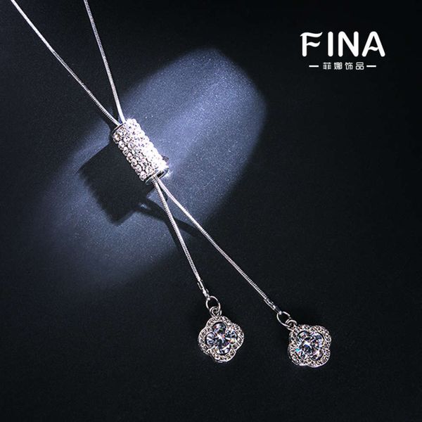 japanese korean autumn and winter clover sweater chain long versatile simple fashion high grade pendant necklace, Black
japanese korean autumn and winter clover sweater chain long versatile simple fashion high grade pendant necklace, Black