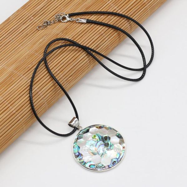 natural shell necklace blooming flower pendant leather cord diameter 2.0mm length 55+5cm size 40x42mm chains, Silver
natural shell necklace blooming flower pendant leather cord diameter 2.0mm length 55+5cm size 40x42mm chains, Silver
