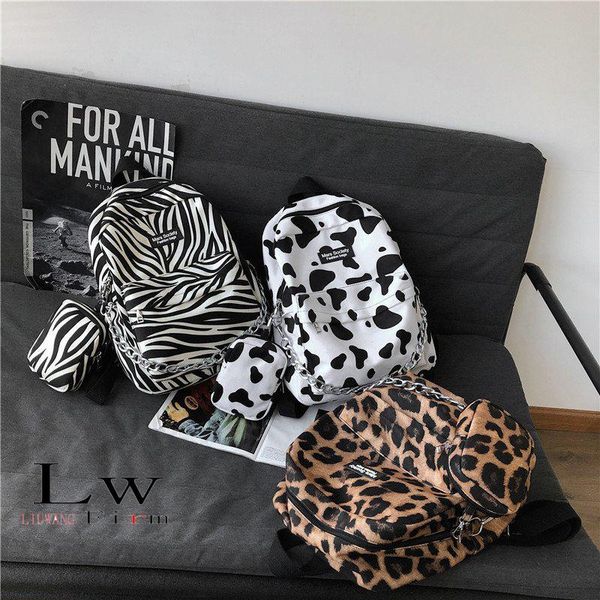 backpack hong kong style tooling street trend leopard stripes japanese fashion personality nylon large and small packages
backpack hong kong style tooling street trend leopard stripes japanese fashion personality nylon large and small packages