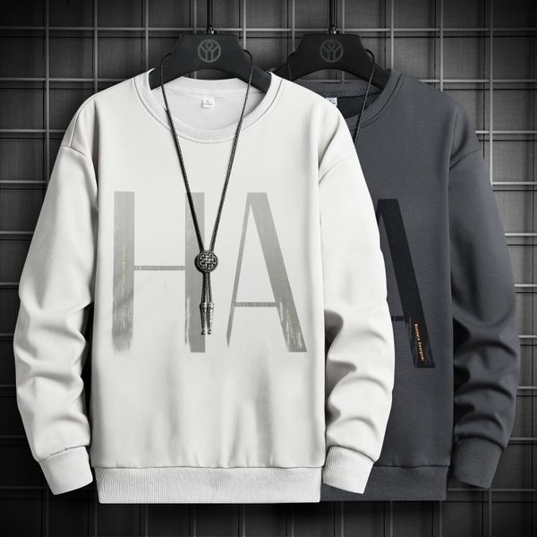 mens sweater spring and autumn new men's fashion round neck sweater student long sleeve bottomed shirt top, Black
mens sweater spring and autumn new men's fashion round neck sweater student long sleeve bottomed shirt top, Black