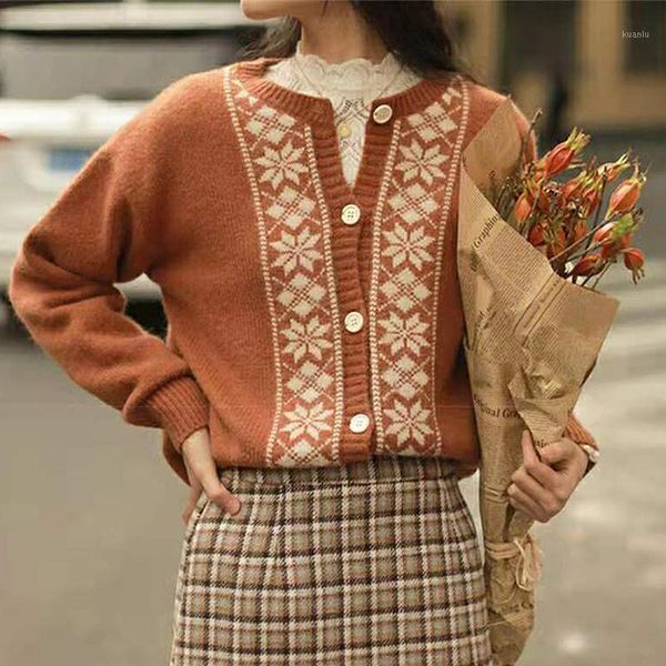 women's knits & tees bethquenoy woman winter knitted sweter casacos femininos inverno 2021 vintage orange cardigan sweater women suete, White
women's knits & tees bethquenoy woman winter knitted sweter casacos femininos inverno 2021 vintage orange cardigan sweater women suete, White