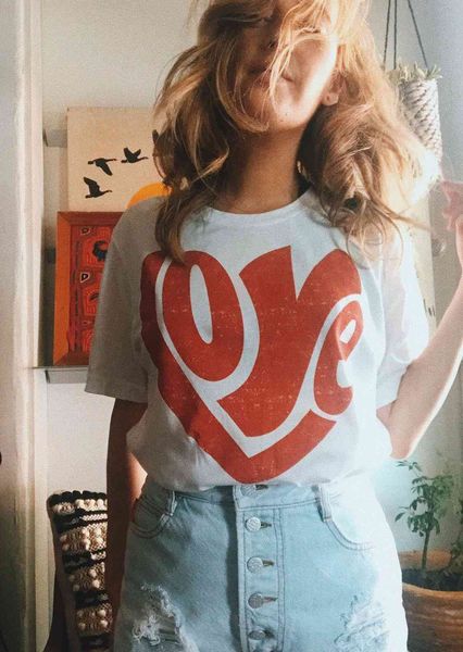white cute more love 70s women t shirt inspired tee summer red heart design graphic plus size cotton vintage sweet
white cute more love 70s women t shirt inspired tee summer red heart design graphic plus size cotton vintage sweet
