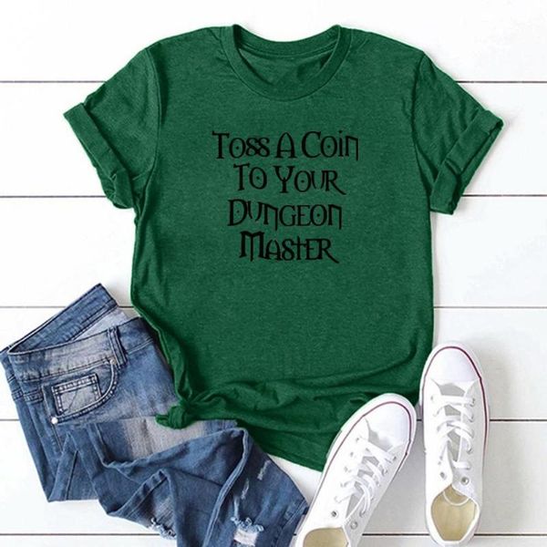 black friday 2021 toss a coin to your dungeon master inscription printed witch short sleeve tshirt men women women's t-shirt, White
black friday 2021 toss a coin to your dungeon master inscription printed witch short sleeve tshirt men women women's t-shirt, White