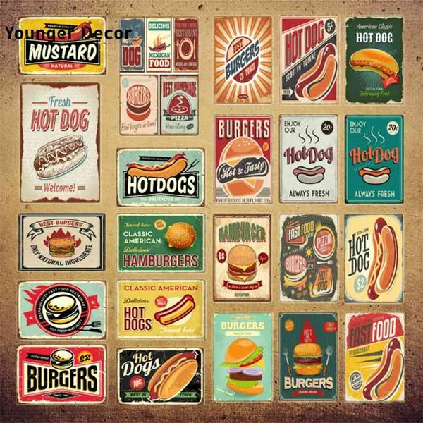 vintage home decor retro hamburgers metal tin signs classic american dogs food plate for cafe house kitchen poster yi-217a
vintage home decor retro hamburgers metal tin signs classic american dogs food plate for cafe house kitchen poster yi-217a