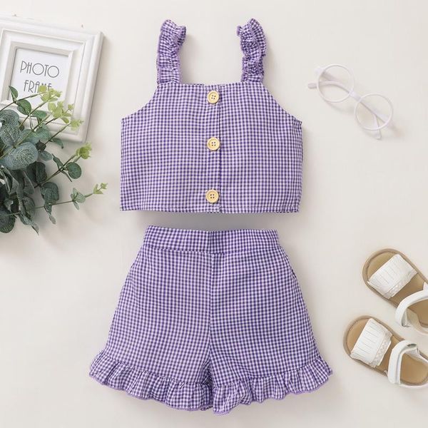 clothing sets toddler baby girls clothes set plaid printed suspenders crops +ruffles shorts vogue outfits infant roupa, White
clothing sets toddler baby girls clothes set plaid printed suspenders crops +ruffles shorts vogue outfits infant roupa, White