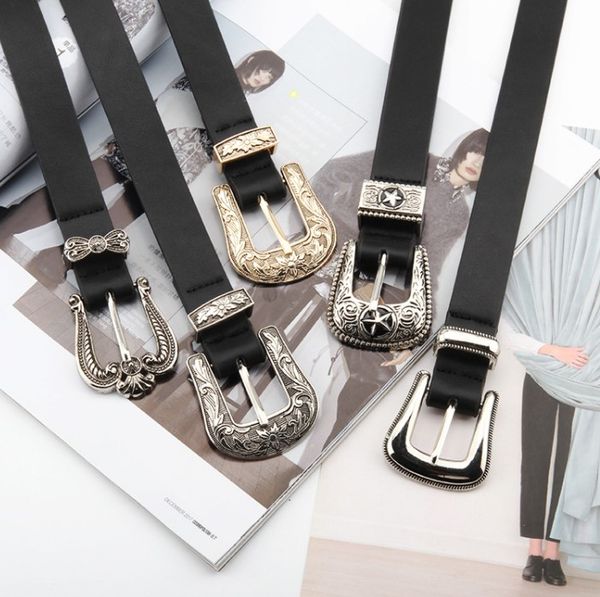 european and american retro style thin belts women's simple versatile fashion carved belt, Black;brown
european and american retro style thin belts women's simple versatile fashion carved belt, Black;brown