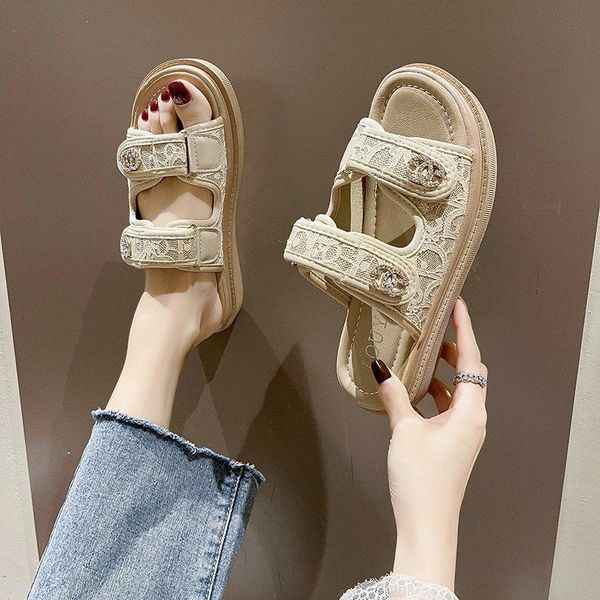 slippers 2021 summer fashionable fragrance sandals casual women's flip flops round head comfortable woman shoes platform, Black
slippers 2021 summer fashionable fragrance sandals casual women's flip flops round head comfortable woman shoes platform, Black
