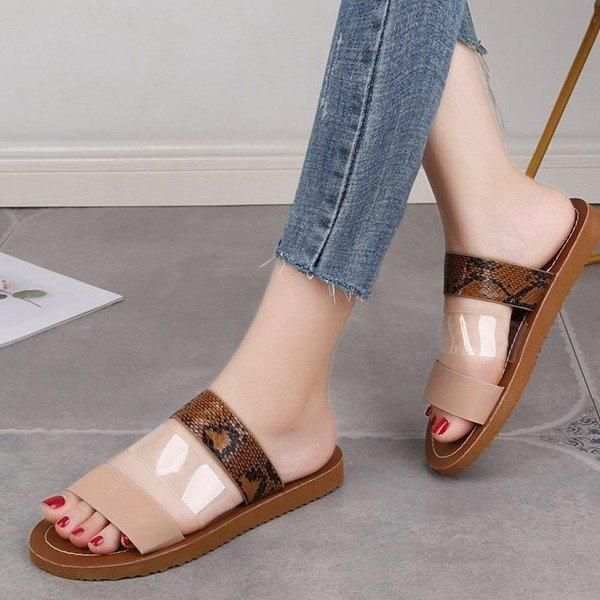 sandals 2021 summer large size flat and slippers female wind snake pattern transparent flip-flop open-toed beach shoes 43, Black
sandals 2021 summer large size flat and slippers female wind snake pattern transparent flip-flop open-toed beach shoes 43, Black