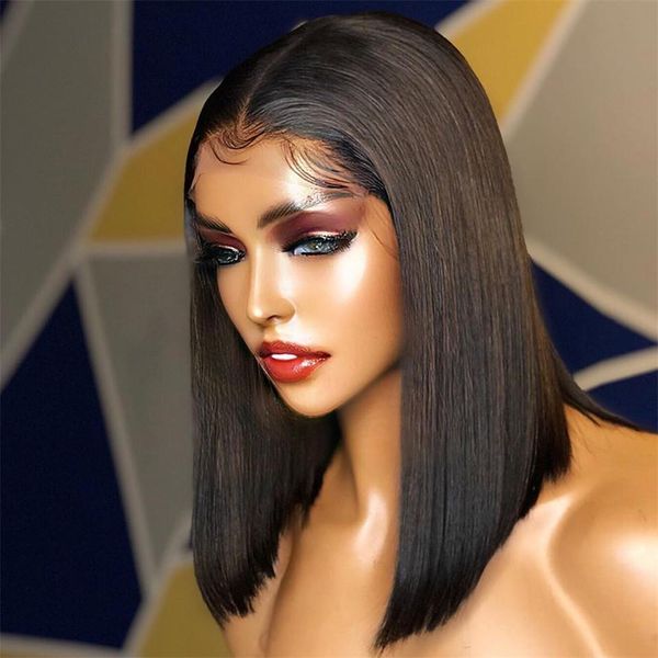 26inch straight short bob wig lace front human hair wigs brazilian frontal wig lace closure wig pre plucked with baby hair, Black;brown
26inch straight short bob wig lace front human hair wigs brazilian frontal wig lace closure wig pre plucked with baby hair, Black;brown