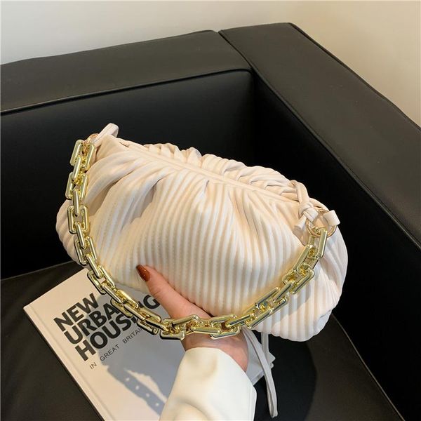 evening bags golden chain pleated tote bag 2021 fashion high-quality soft leather women's designer handbag travel shoulder armpit
evening bags golden chain pleated tote bag 2021 fashion high-quality soft leather women's designer handbag travel shoulder armpit