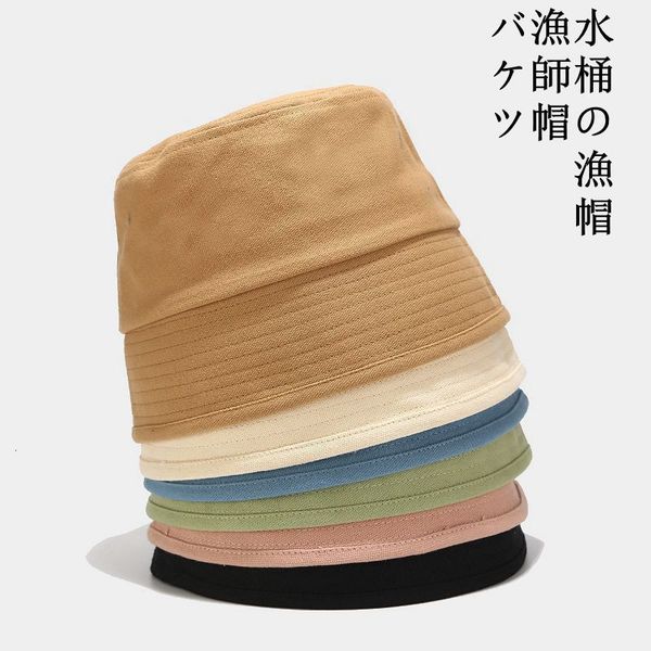 japanese new color bucket simple fisherman summer fashion street men's and women's pure cotton hat
japanese new color bucket simple fisherman summer fashion street men's and women's pure cotton hat