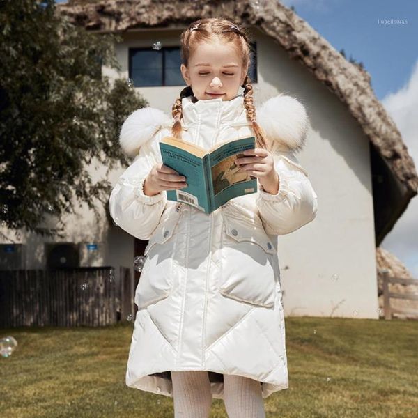 down coat -30 degrees children winter big real fur collar jacket baby girl long thicker outerwear teenage coats wz3801, Blue;gray
down coat -30 degrees children winter big real fur collar jacket baby girl long thicker outerwear teenage coats wz3801, Blue;gray