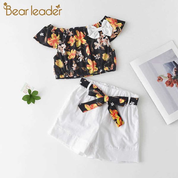 bear leader floral girls set 2pcs born baby kid girl summer outfits floarl t-shirt short pant fashionable casual 1-5t 210708, White
bear leader floral girls set 2pcs born baby kid girl summer outfits floarl t-shirt short pant fashionable casual 1-5t 210708, White