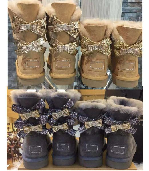 new 2021 australian snow boots diamond bow warm genuine leather mid calf mid-calf boots, Black
new 2021 australian snow boots diamond bow warm genuine leather mid calf mid-calf boots, Black