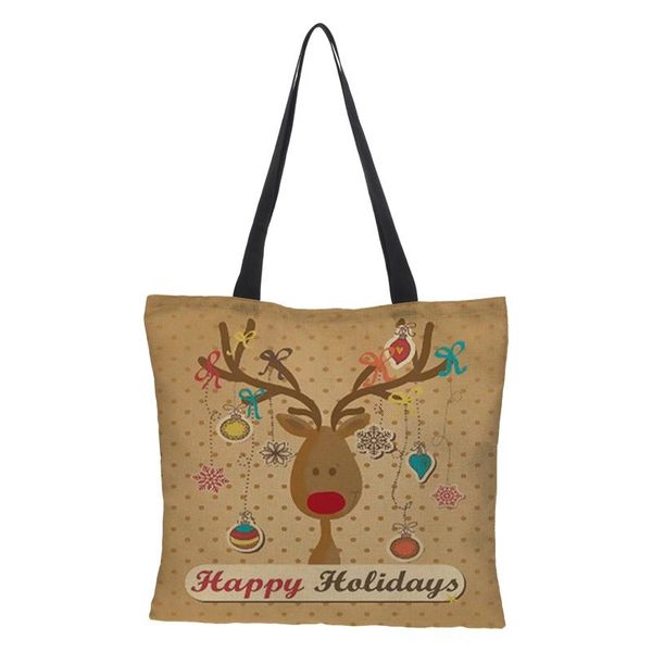 shopping bags cartoon christmas special made shoulder bag custom burlap foldable reusable casual 3d pattern 43cm*43cm
shopping bags cartoon christmas special made shoulder bag custom burlap foldable reusable casual 3d pattern 43cm*43cm