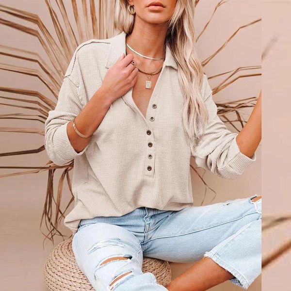 women's blouses & shirts vintage solid color women blouse 2021 autumn fashion button turn-down pullover long-sleeved ladies shirt casua, White
women's blouses & shirts vintage solid color women blouse 2021 autumn fashion button turn-down pullover long-sleeved ladies shirt casua, White