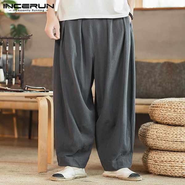 mens vintage trousers casual wide leg pants retro printed patchwork joggers leisure baggy elastic waist pantalones 5xl incerun 7 men's, Black
mens vintage trousers casual wide leg pants retro printed patchwork joggers leisure baggy elastic waist pantalones 5xl incerun 7 men's, Black