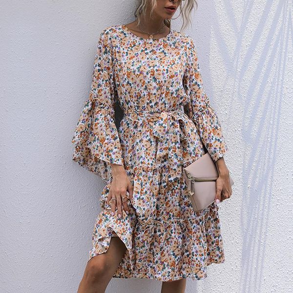 casual dresses autumn floral print dress women long flare sleeve a line lace up ladies female fahion short party boho 2021, Black;gray
casual dresses autumn floral print dress women long flare sleeve a line lace up ladies female fahion short party boho 2021, Black;gray