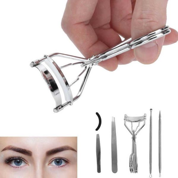 eyelash curler 5pcs face beauty tool set eyebrow tweezer acne earwax remover portable for household makeup
eyelash curler 5pcs face beauty tool set eyebrow tweezer acne earwax remover portable for household makeup