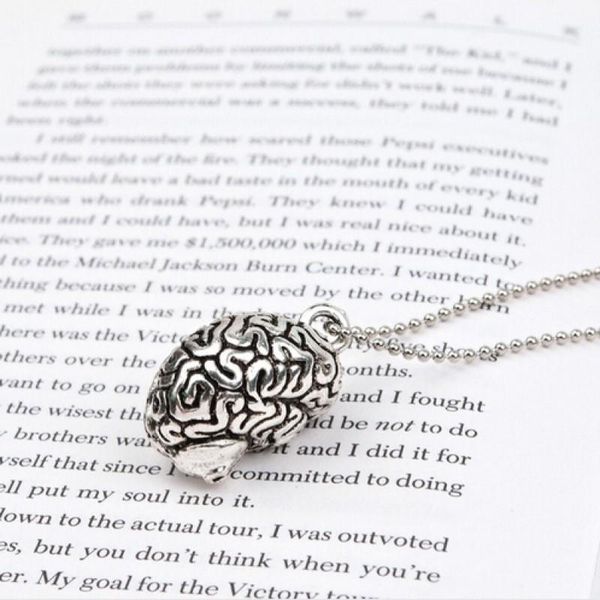 fashion anatomical humans brain cerebrum human body organs pendant necklace jewelry gifts for men necklaces, Silver
fashion anatomical humans brain cerebrum human body organs pendant necklace jewelry gifts for men necklaces, Silver