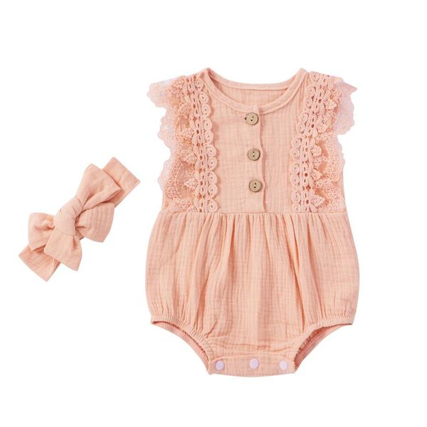jumpsuits baby girls 2-piece outfit set sleeveless lace romper+headband for kids, Blue
jumpsuits baby girls 2-piece outfit set sleeveless lace romper+headband for kids, Blue