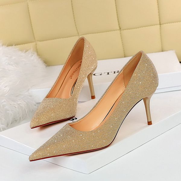 bigtree sequin cloth kitten woman pumps fashion party women heels stiletto 7 cm wedding shoes plus size 42 43, Black
bigtree sequin cloth kitten woman pumps fashion party women heels stiletto 7 cm wedding shoes plus size 42 43, Black