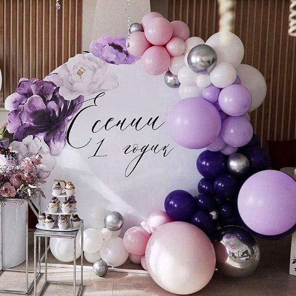 100pcs purple pink silver foil balloon garland arch kit for wedding birthday party decoration supplies gold confetti balls
100pcs purple pink silver foil balloon garland arch kit for wedding birthday party decoration supplies gold confetti balls