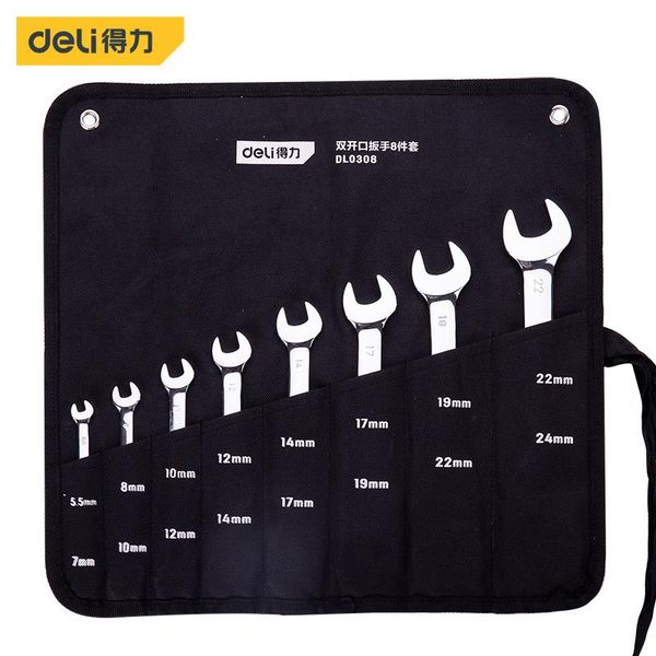 hand tools deli 5.5-24mm all sizes specular open end wrench double high-carbon steel machine repair auto set
hand tools deli 5.5-24mm all sizes specular open end wrench double high-carbon steel machine repair auto set