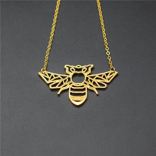 pendant necklaces drop origami bee trendy insect jewellery, Silver
pendant necklaces drop origami bee trendy insect jewellery, Silver