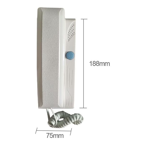 audio door phones building intercom system phone handset with 2-wire for apartment no-visual device multi button
audio door phones building intercom system phone handset with 2-wire for apartment no-visual device multi button