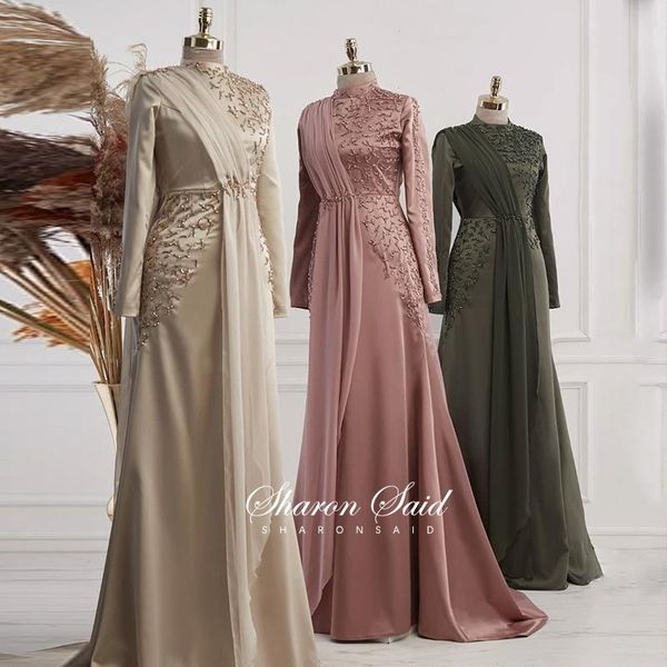 dubai rose pink mermaid muslim evening dresses long sleeve olive green arabic plus size women formal party gowns for wedding, White;black
dubai rose pink mermaid muslim evening dresses long sleeve olive green arabic plus size women formal party gowns for wedding, White;black
