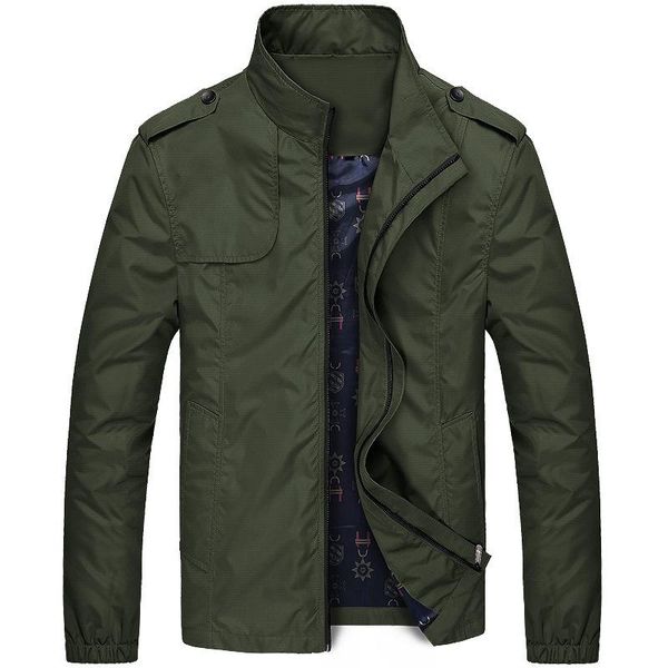men's jackets 2021spring and autumn jacket youth stand-up collar casual plus size windbreaker fashion men clothing for, Black;brown
men's jackets 2021spring and autumn jacket youth stand-up collar casual plus size windbreaker fashion men clothing for, Black;brown