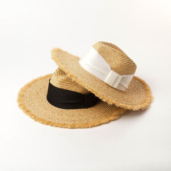 01905-hh7356 handmade natural raffia grass fedoras hat men women panama jazz cap wide brim hats, Blue;gray
01905-hh7356 handmade natural raffia grass fedoras hat men women panama jazz cap wide brim hats, Blue;gray
