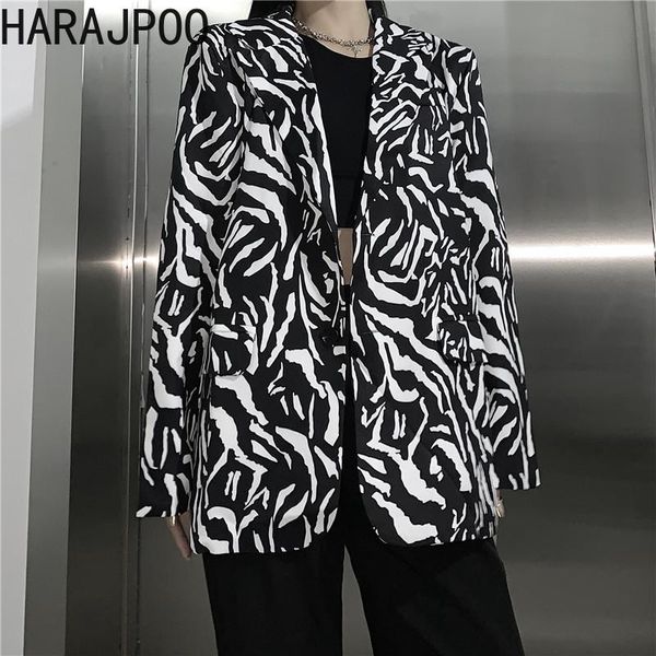 harajpoo women blazers 2021 spring autumn korean ins temperament ladies loose casual zebra pattern niche design suit jacket women's sui, White;black
harajpoo women blazers 2021 spring autumn korean ins temperament ladies loose casual zebra pattern niche design suit jacket women's sui, White;black