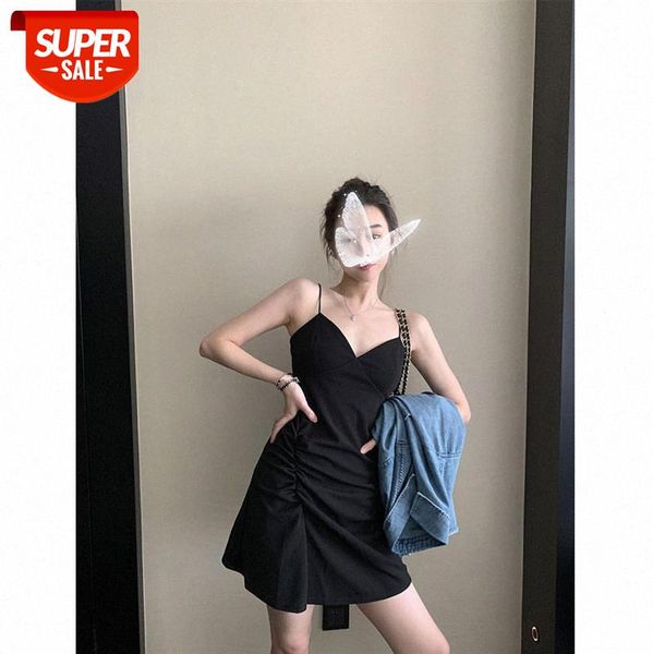 black short pleated dress women's waist is thinner, buttocks, sling skirt, small can be issued on behalf of #eb6w, White;black
black short pleated dress women's waist is thinner, buttocks, sling skirt, small can be issued on behalf of #eb6w, White;black