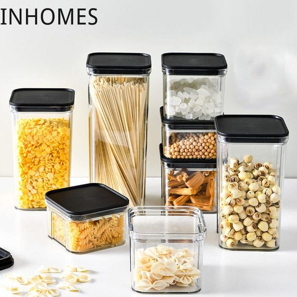 storage bottles & jars 4 different capacity airtight food canister transparent sealed cereal sugar kitchen pantry tank container box li
storage bottles & jars 4 different capacity airtight food canister transparent sealed cereal sugar kitchen pantry tank container box li