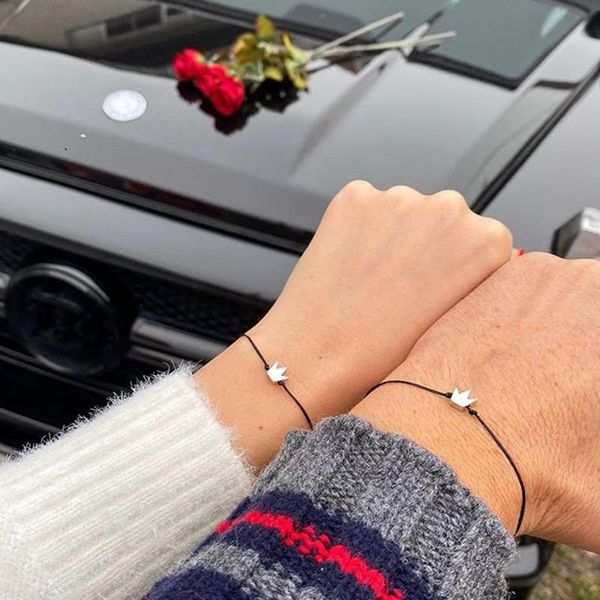 charm bracelets couples red women stainless steel beads crown black rope bracelet weaving adjust for girl gift, Golden;silver
charm bracelets couples red women stainless steel beads crown black rope bracelet weaving adjust for girl gift, Golden;silver