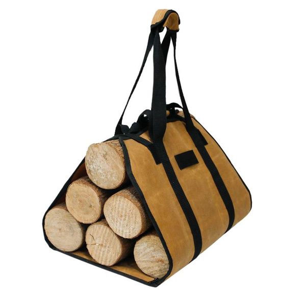 firewood log carrier large bag wax canvas tote durable fire wood holder fireplace accessories storage bags
firewood log carrier large bag wax canvas tote durable fire wood holder fireplace accessories storage bags