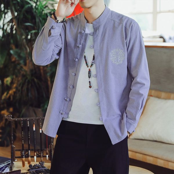 2021 new chinese style mens tang suit linen long sleeve solid embroidery traditional kung fu china style hanfu shirt 12218, Red
2021 new chinese style mens tang suit linen long sleeve solid embroidery traditional kung fu china style hanfu shirt 12218, Red