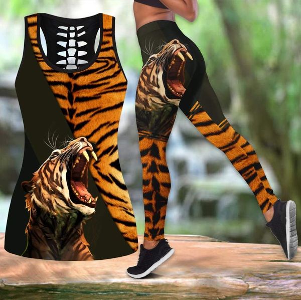 women's leggings powerful screaming tiger 3d printed hollow tank & set fitness female full length running pants ddk61, Black
women's leggings powerful screaming tiger 3d printed hollow tank & set fitness female full length running pants ddk61, Black
